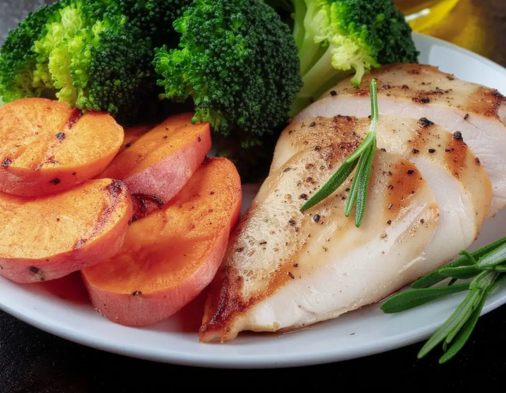 Pute mit Süßkartoffel & Brokkoli