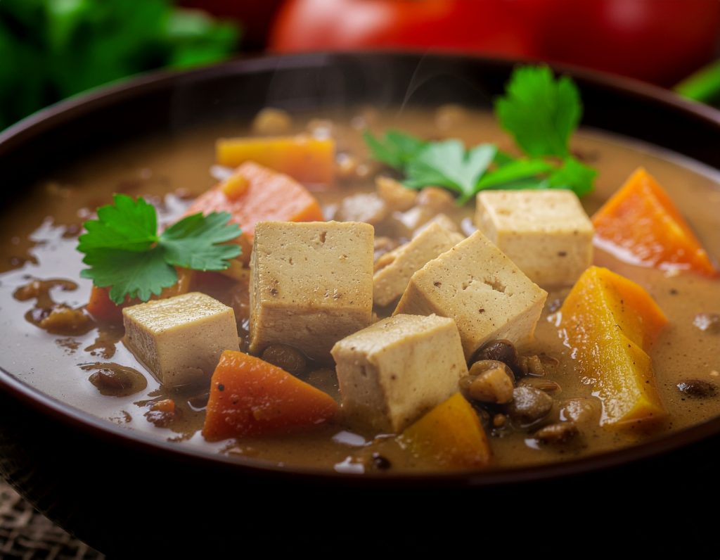 Tofu-Gemüse-Pfanne mit Curry