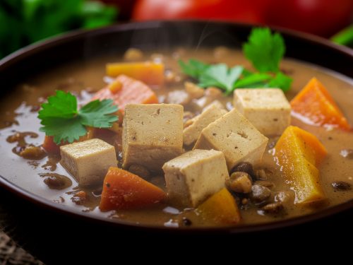 Tofu-Gemüse-Pfanne mit Curry