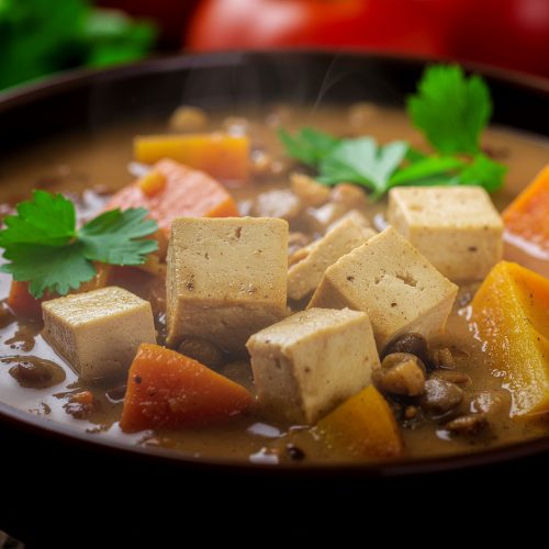 Tofu-Gemüse-Pfanne mit Curry