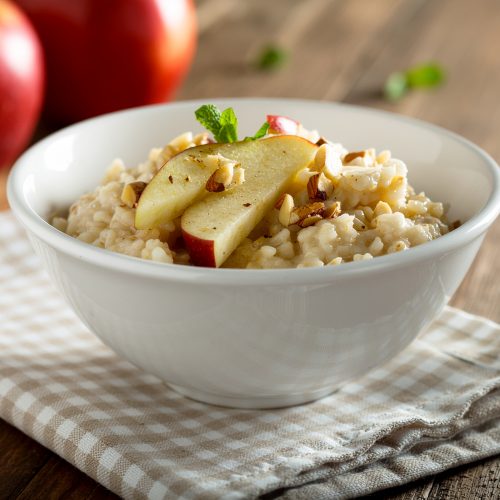 Protein-Porridge mit Apfel