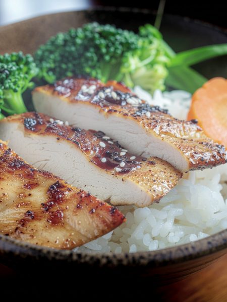 Chicken Teriyaki mit Reis & Gemüse