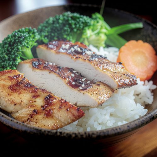 Chicken Teriyaki mit Reis & Gemüse