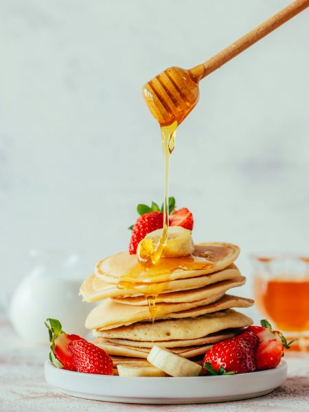 High Protein Pfannkuchen (mit Quark & Haferflocken)