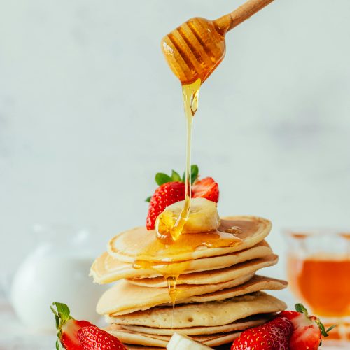 High Protein Pfannkuchen (mit Quark & Haferflocken)