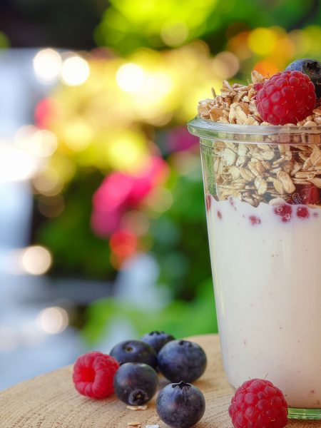 Overnight Oats mit Protein & Beeren