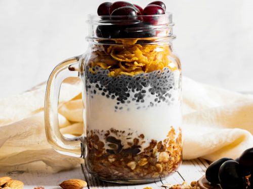 Protein-Chia-Pudding mit Beeren