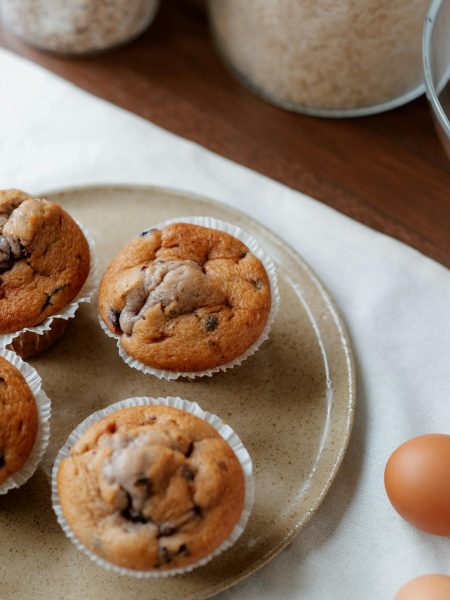 High-Protein Muffin Cottage Cheese & Beeren
