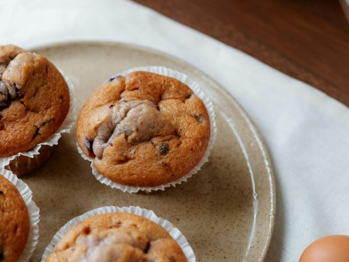 High-Protein Muffin Cottage Cheese & Beeren