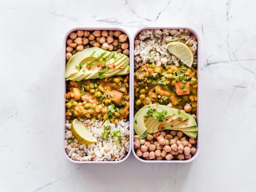 Meal Prep: Linsen-Gemüse-Reis