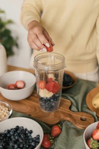 high protein smoothie rezept im glas