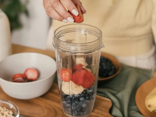high protein smoothie rezept im glas