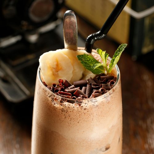 proteinshake rezept schoko banane im glas