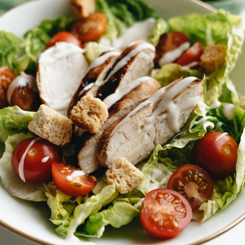 Salat mit Hähnchenbrust