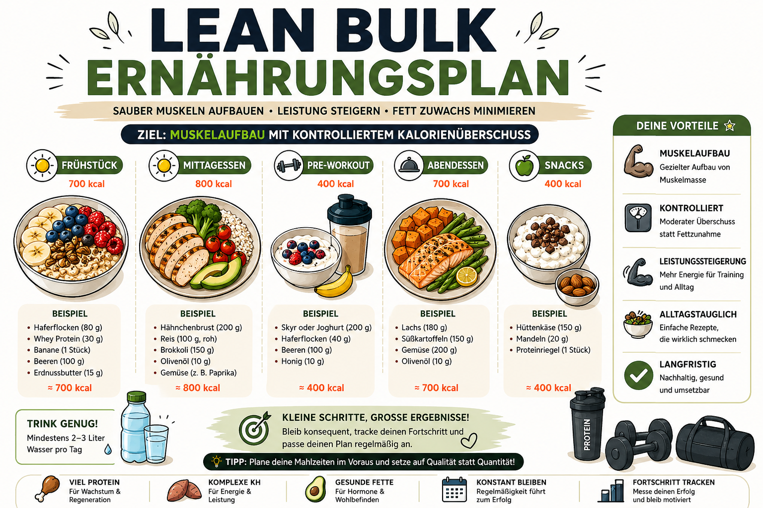 LeanBulkErnährungsplan